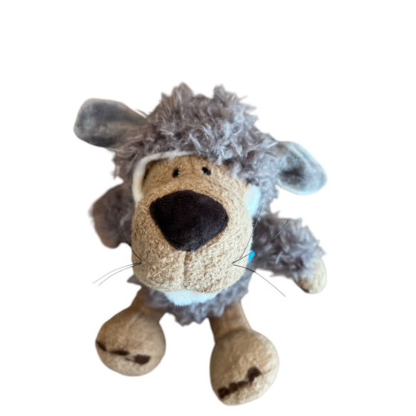 bárány kapuzis farkas 25cm