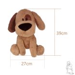 foltos szemű kutya 2 szín 35 cm