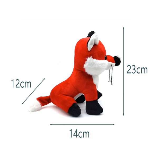Róka plüss 20cm
