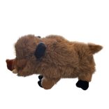 plüss vad dísznó 23cm*15cm szürkés barna