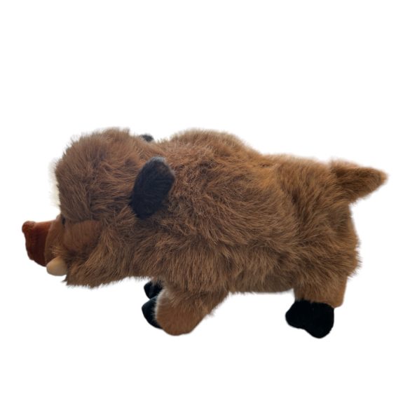 plüss vad dísznó 23cm*15cm szürkés barna