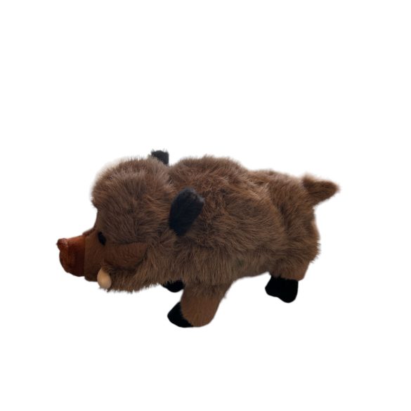 plüss vad dísznó 23cm*15cm szürkés barna