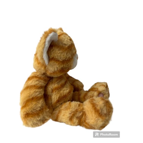 plüss cica talpos,babzsákos,29cm hosszú