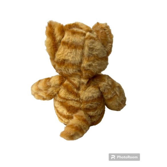 plüss cica talpos,babzsákos,29cm hosszú