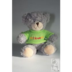 Pulóveres maci szürke