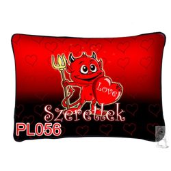 szögletes ördögös párna