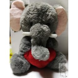 SZÍVES ELEFÁNT 30 CM