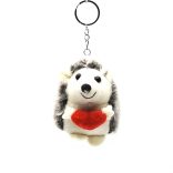 szíves süni kulcstartó