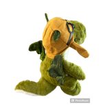 zöld dino szeműveg-és sapkával 24cm