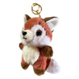 2 szinű róka nagy szemű ,13cm