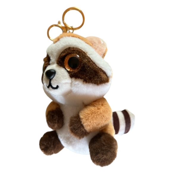 2 szinű mosómedve nagy szemű ,13cm