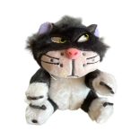 3 szinű cica kulcstartó hímzett szemmel, 13cm