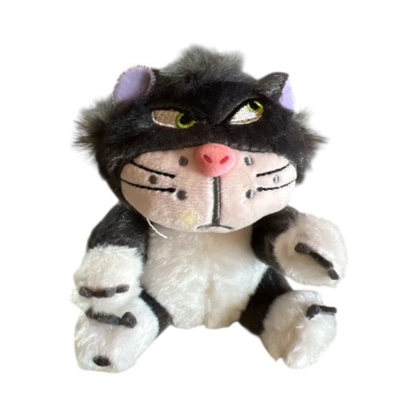 3 szinű cica kulcstartó hímzett szemmel, 13cm