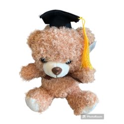 ballagó sapkás maci 20cm