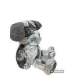 plüss kutya babzsákos talpas 29cm hosszú