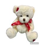 hímzett szív maci 15cm